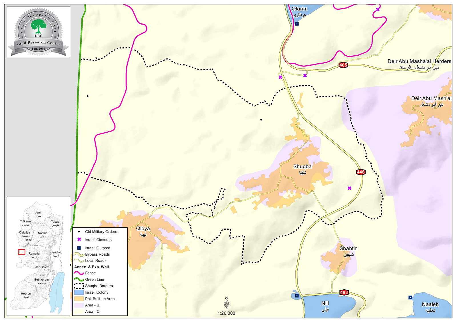 Israeli Occupation Demolishes an Agricultural Room in Shuqba Village/  North of Ramallah | LRC