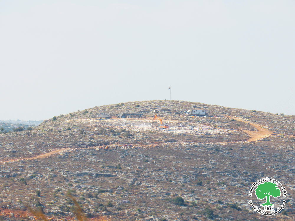 Expansion of a New Settlement Outpost on Land in Kafr Ad Dik West of Salfit | LRC