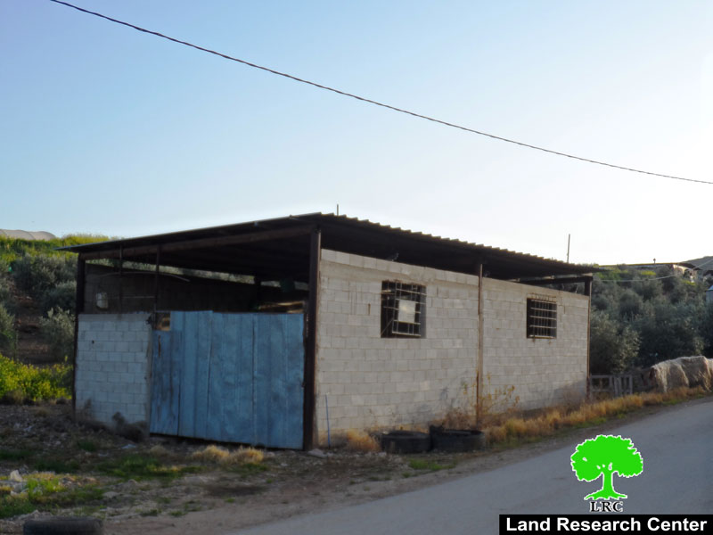 أمر نهائي بهدم منشآت زراعية وسكنية في قرية العوجا / محافظة أريحا | LRC